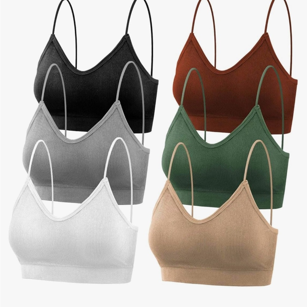 6 pack bralettes